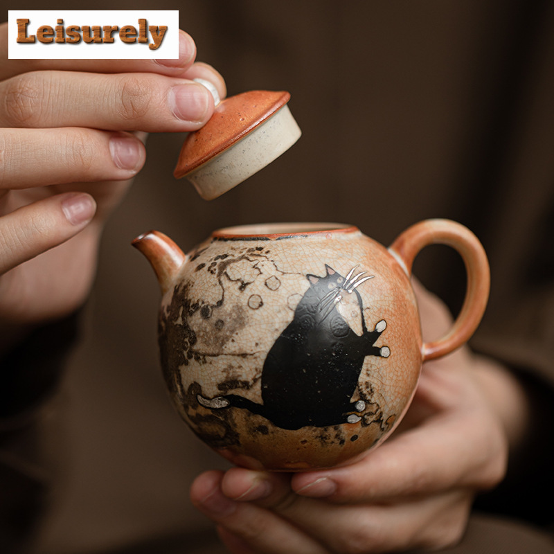 100ml Hand Painted Cat Teapot  - đánh giá và giá Chamomile Tea