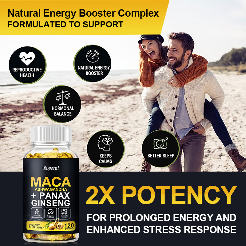 Maca, Panax Ginseng, Ashwagand - đánh giá và giá Ginger Tea