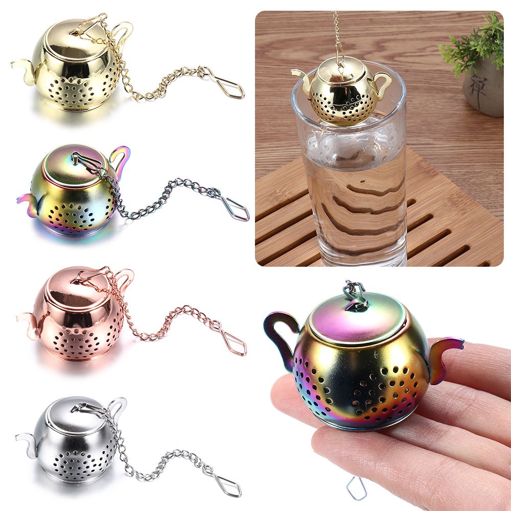 Teapot Shape Tea Strainer Stai - đánh giá và giá Herbal Tea