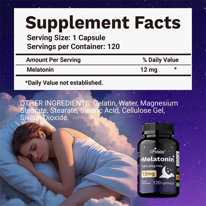 Melatonin 12mg - Relieves Anxi - đánh giá và giá Health Wellness