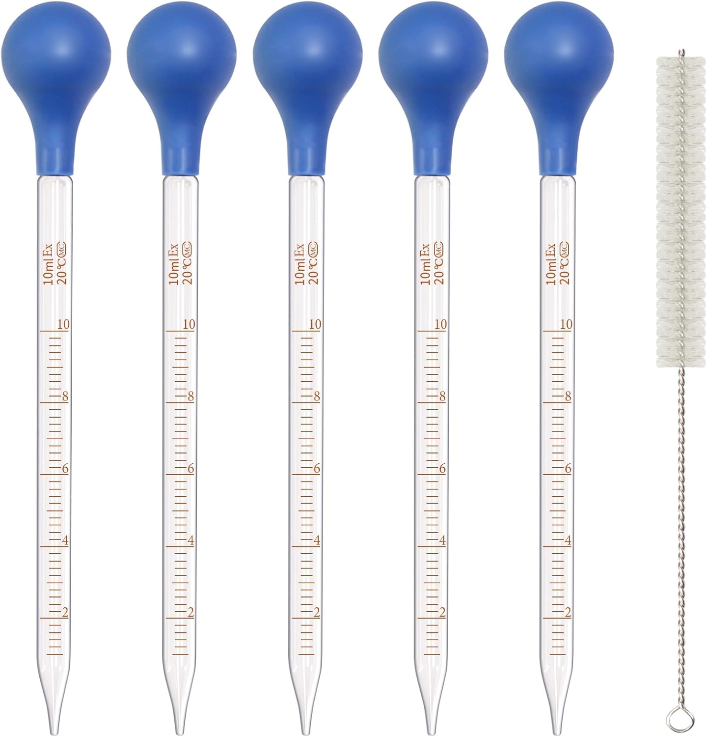 5 Pack 10ml Glass Pipette Drop - đánh giá và giá Essential Oils