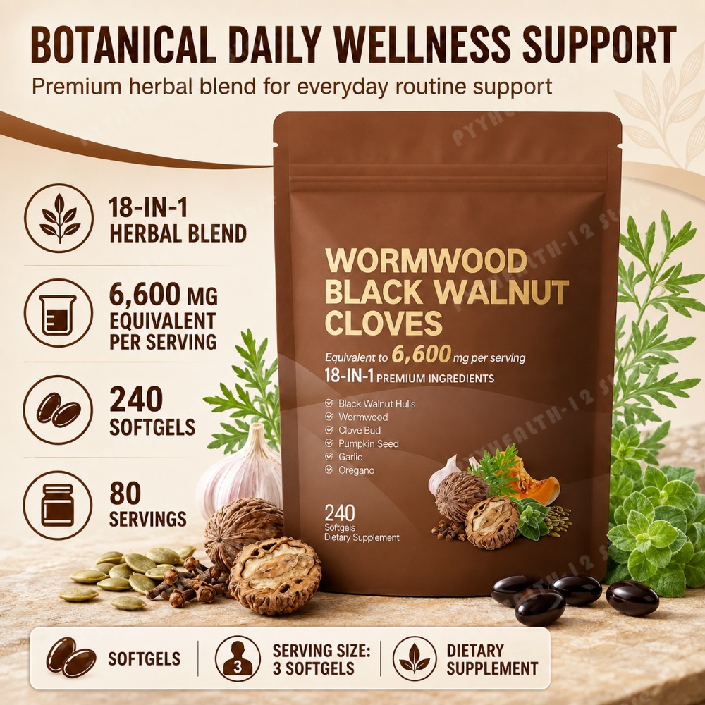 Wormwood Black Walnut Cloves 6 - đánh giá và giá Chamomile Tea
